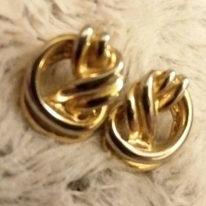 Classic Golden and Silver Toned Earrings